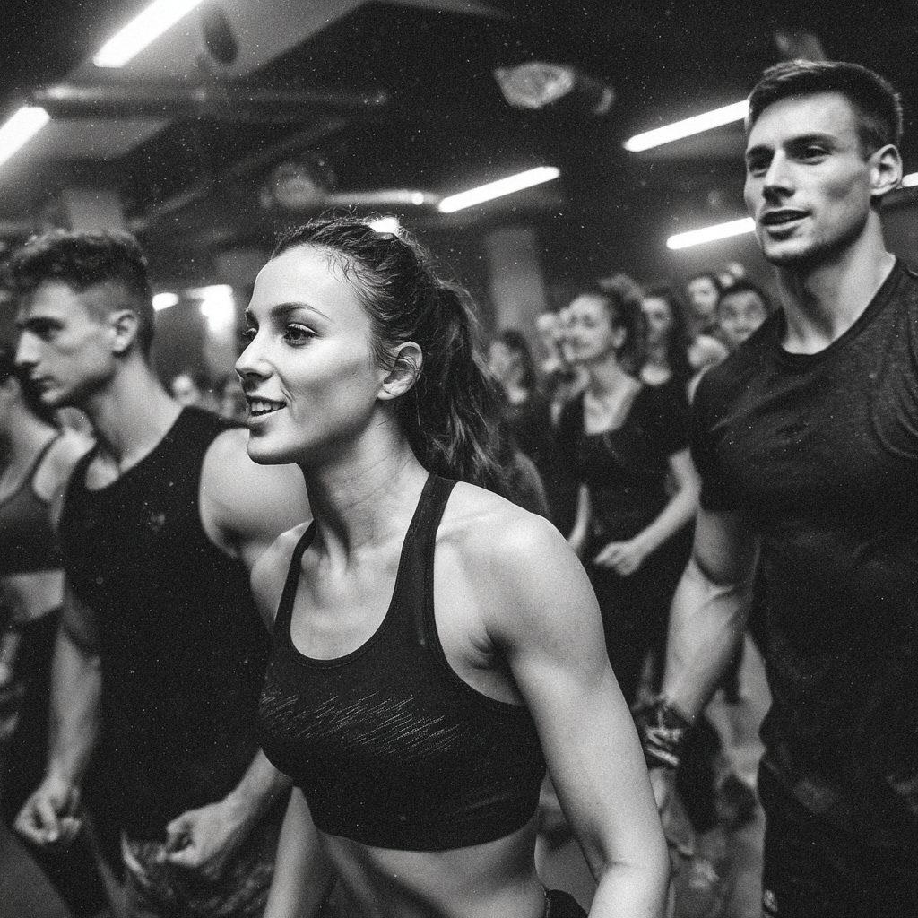 Idősebb magyar nő boldogan és relaxáltan végez enyhe nyújtó gyakorlatokat egy természetes környezetben